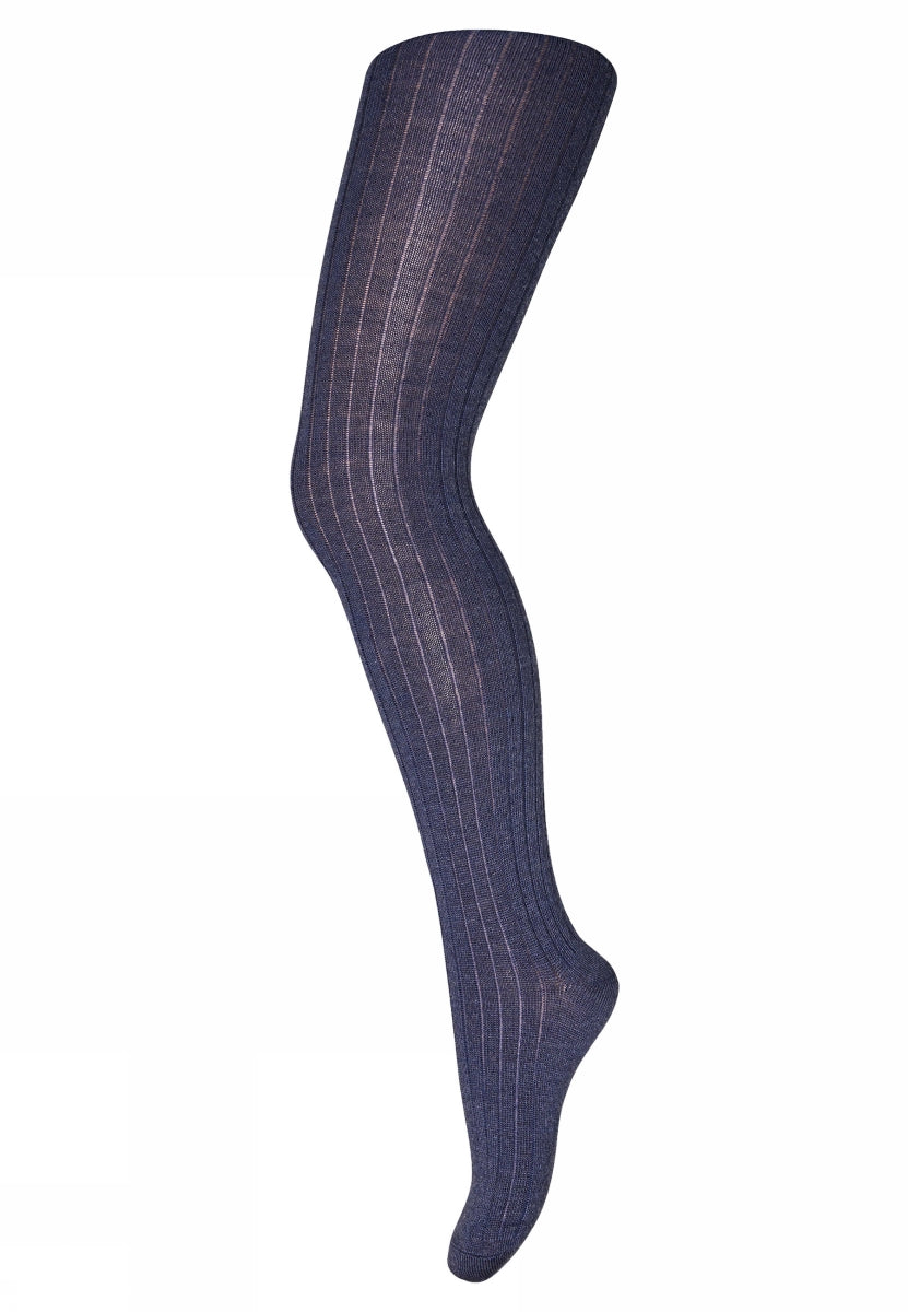 Wool rib tights