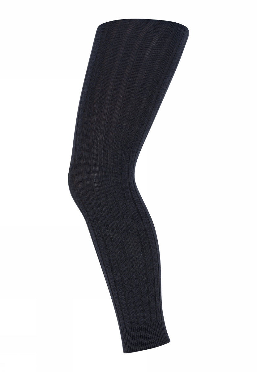 Wool rib leggings