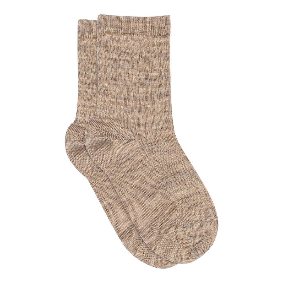 Cotton rib socks