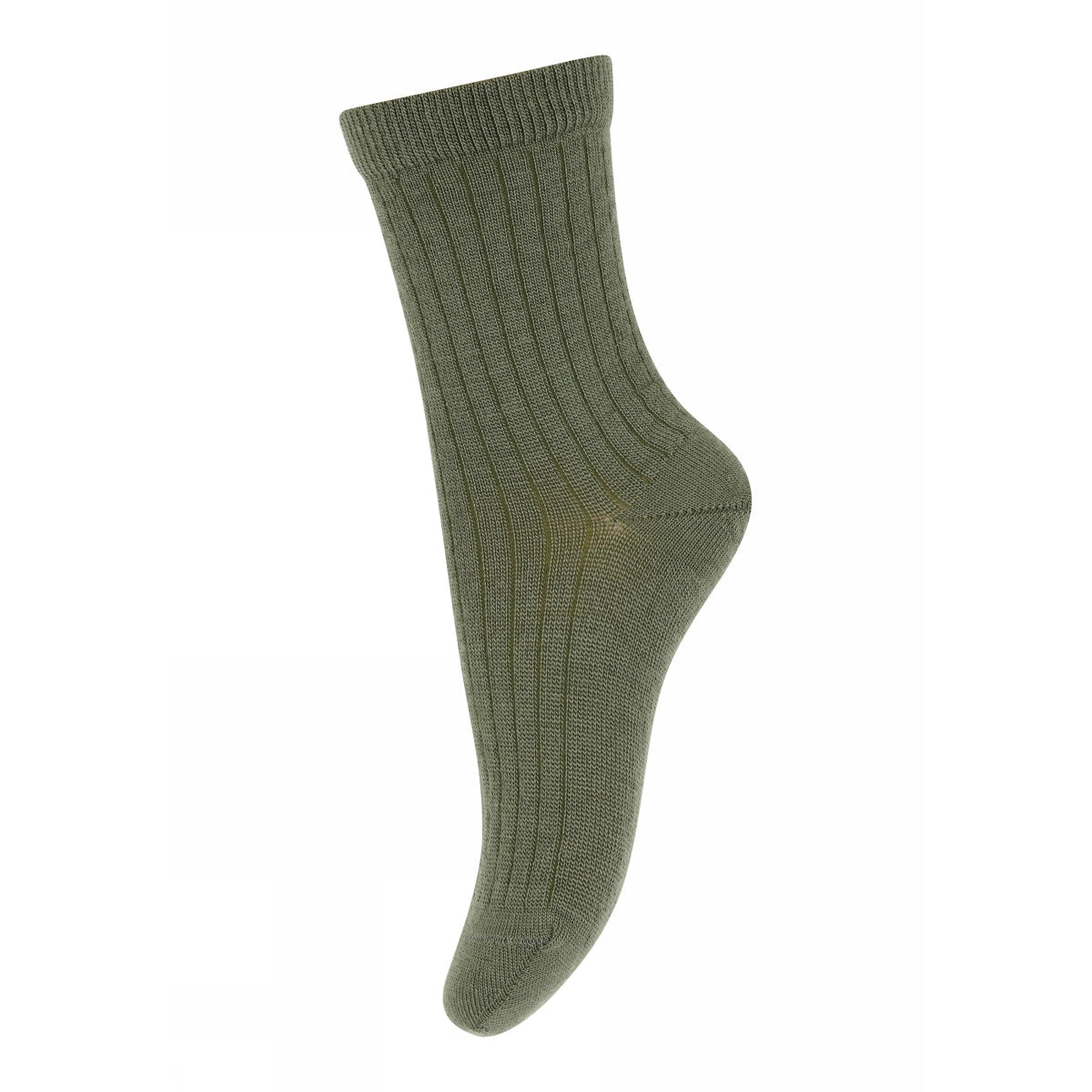 Wool rib socks