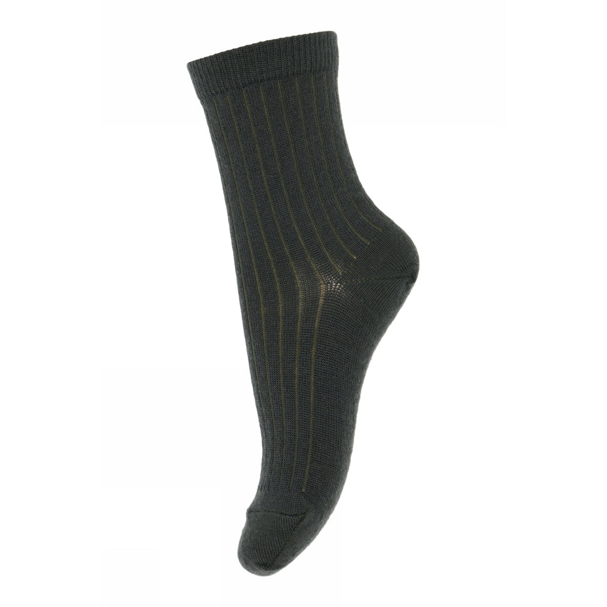 Wool rib socks