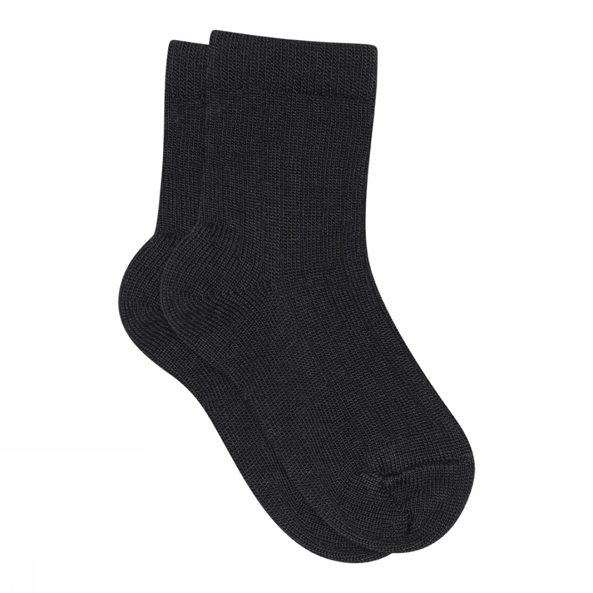 Wool rib socks