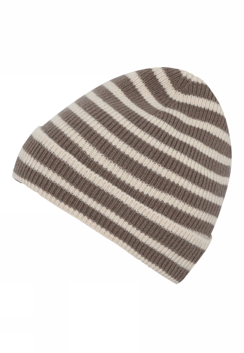 Bergen striped beanie