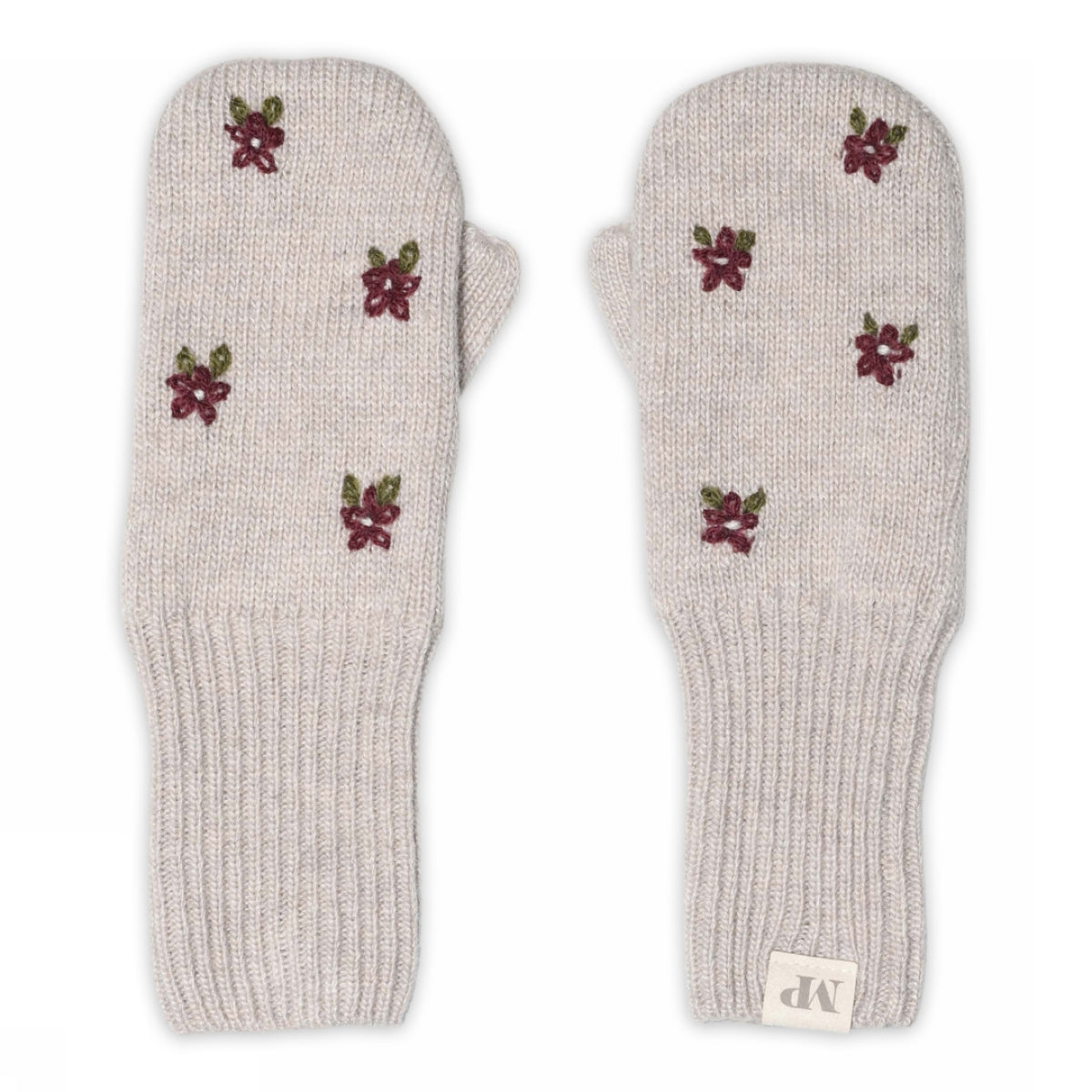 Helsinki floral mittens