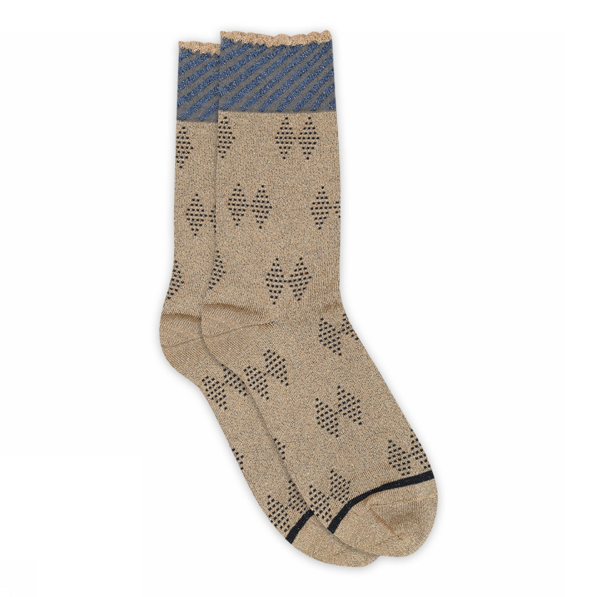 Flora glitter socks