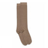 Wool/cotton knee socks