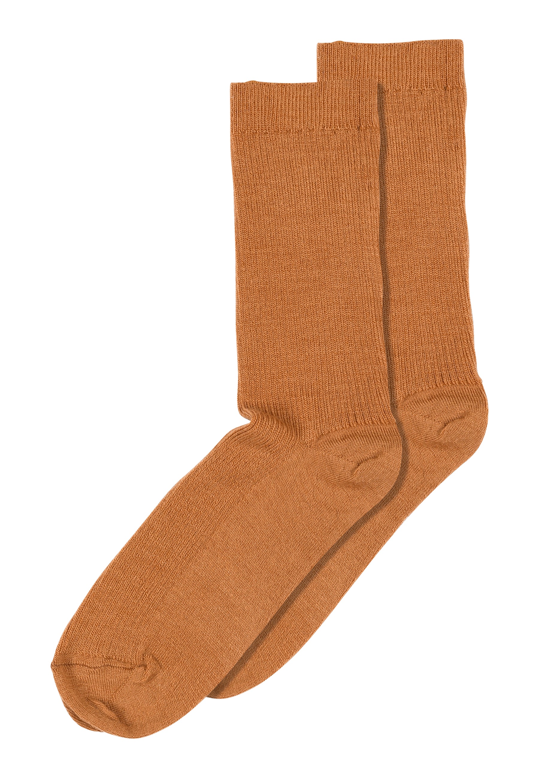 Fine wool rib socks