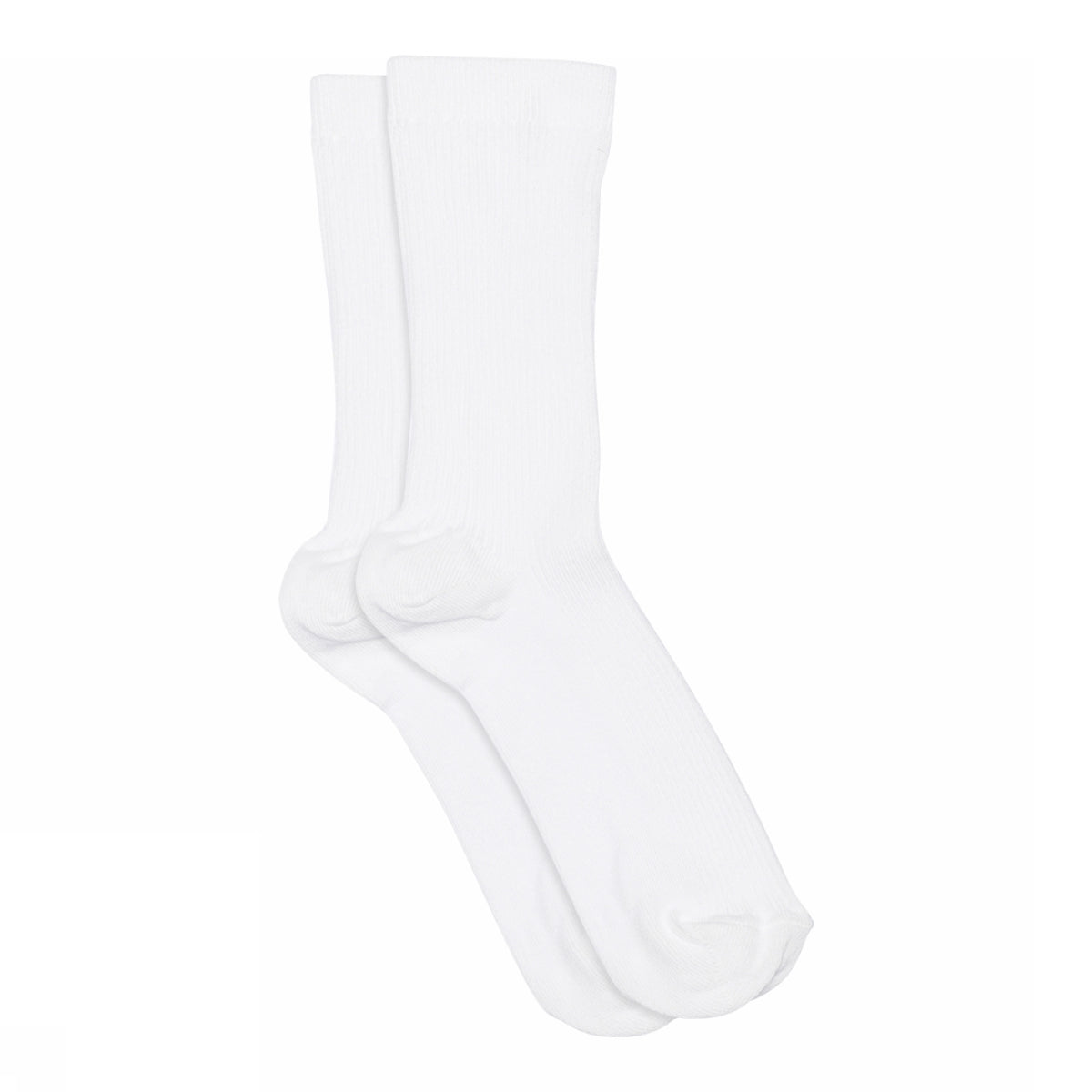 Fine cotton rib socks