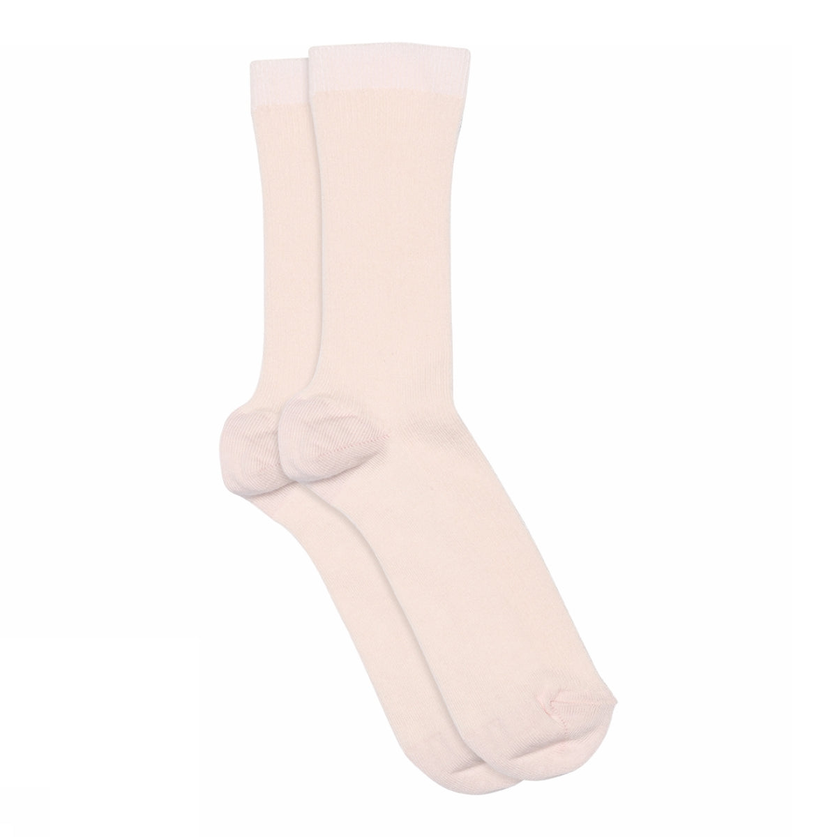 Fine cotton rib socks