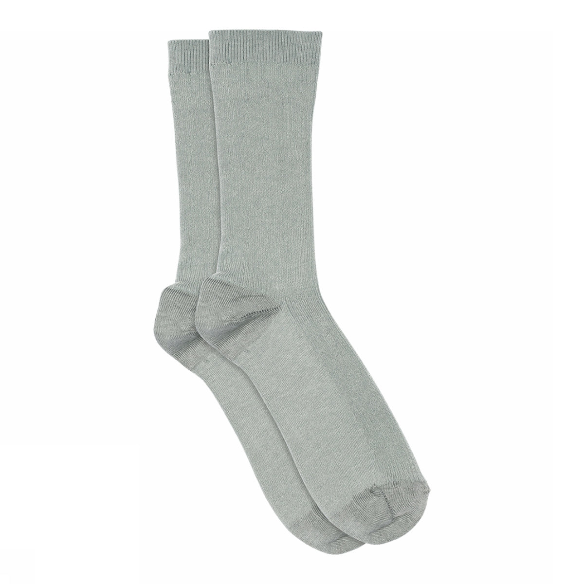 Fine cotton rib socks