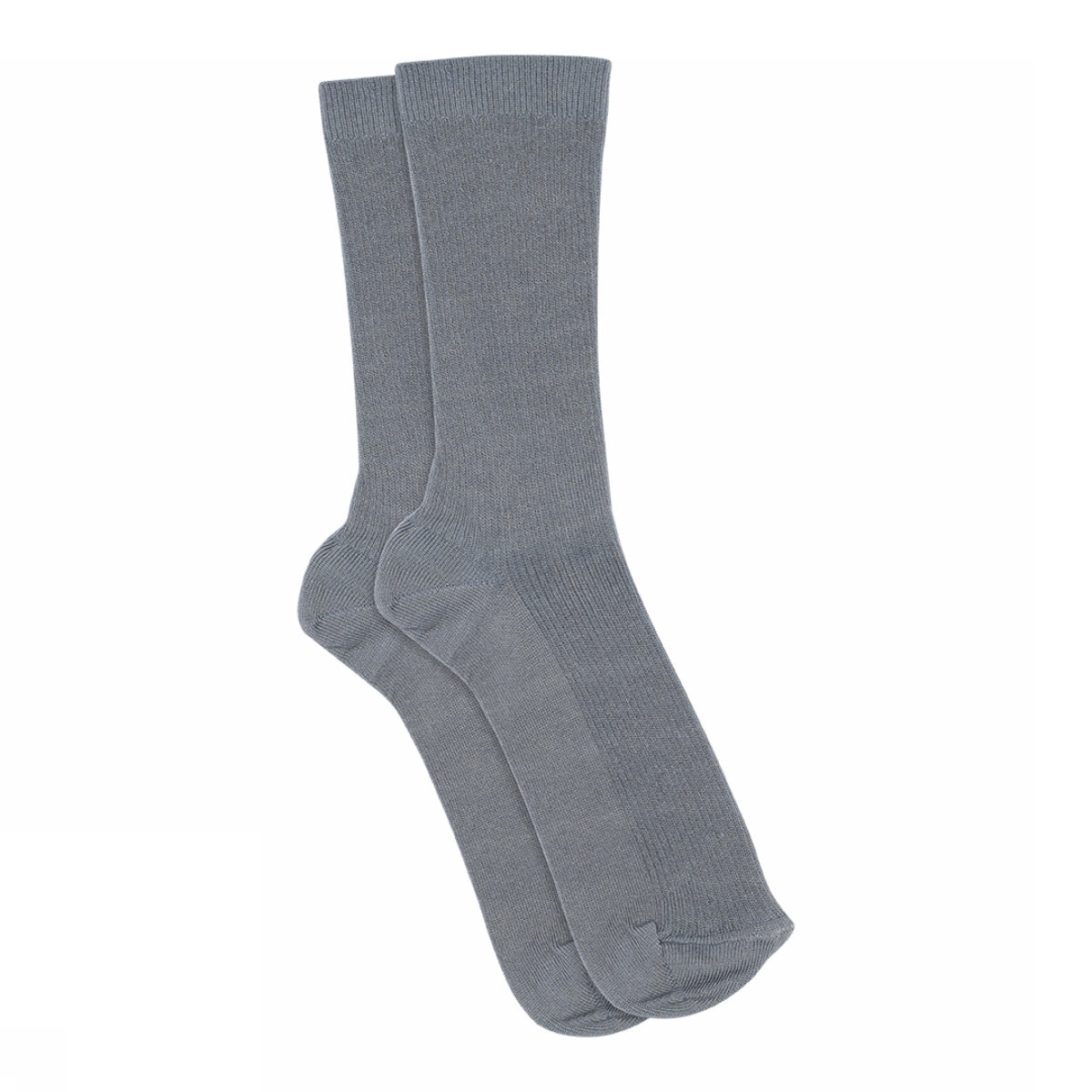 Fine cotton rib socks