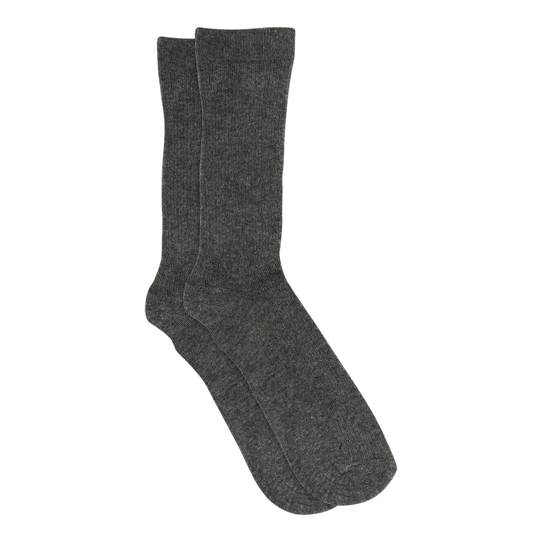 Fine cotton rib socks