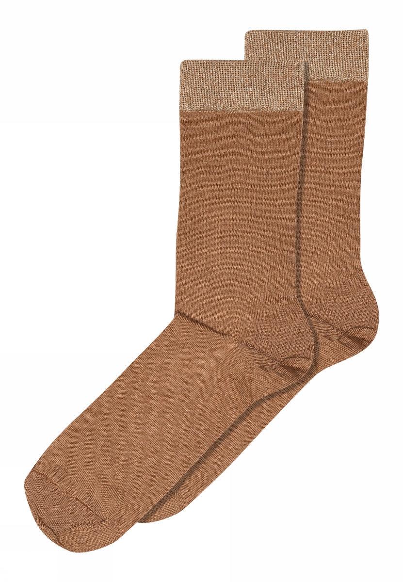 Wool/silk socks