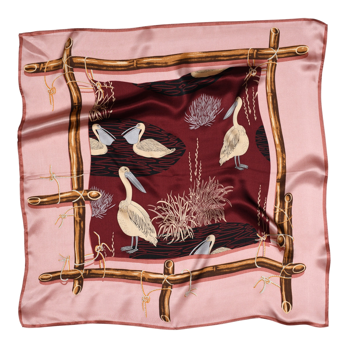 Birdie silk scarf