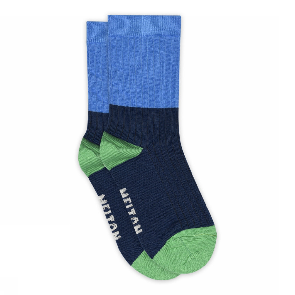 Block colour socks
