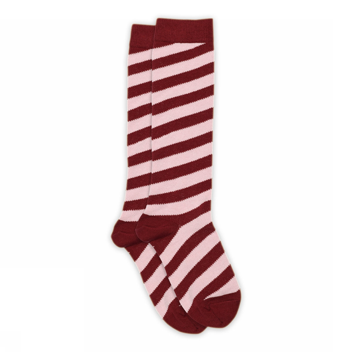 Candy stripe knee socks