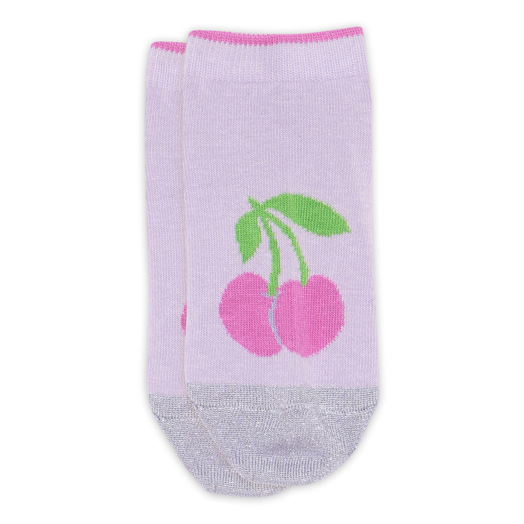 Cherries sneaker socks