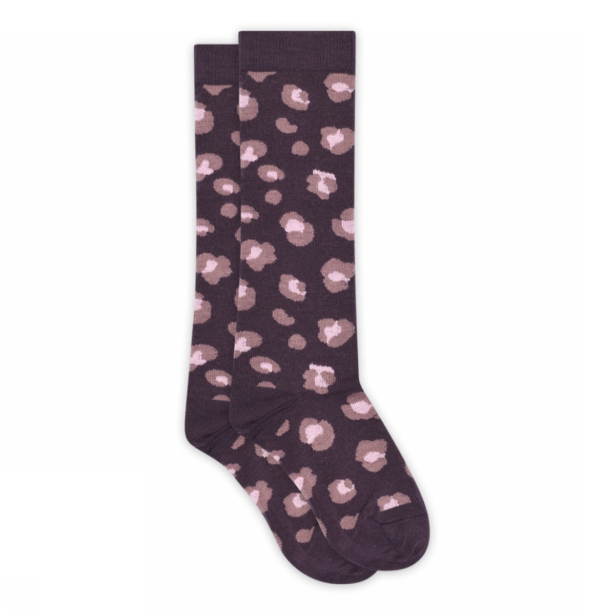 Leopard knee socks
