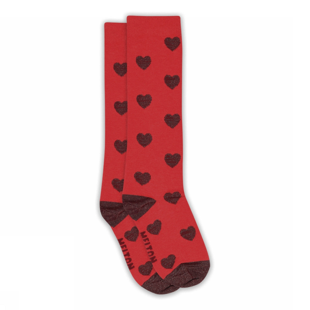 Hearts knee socks