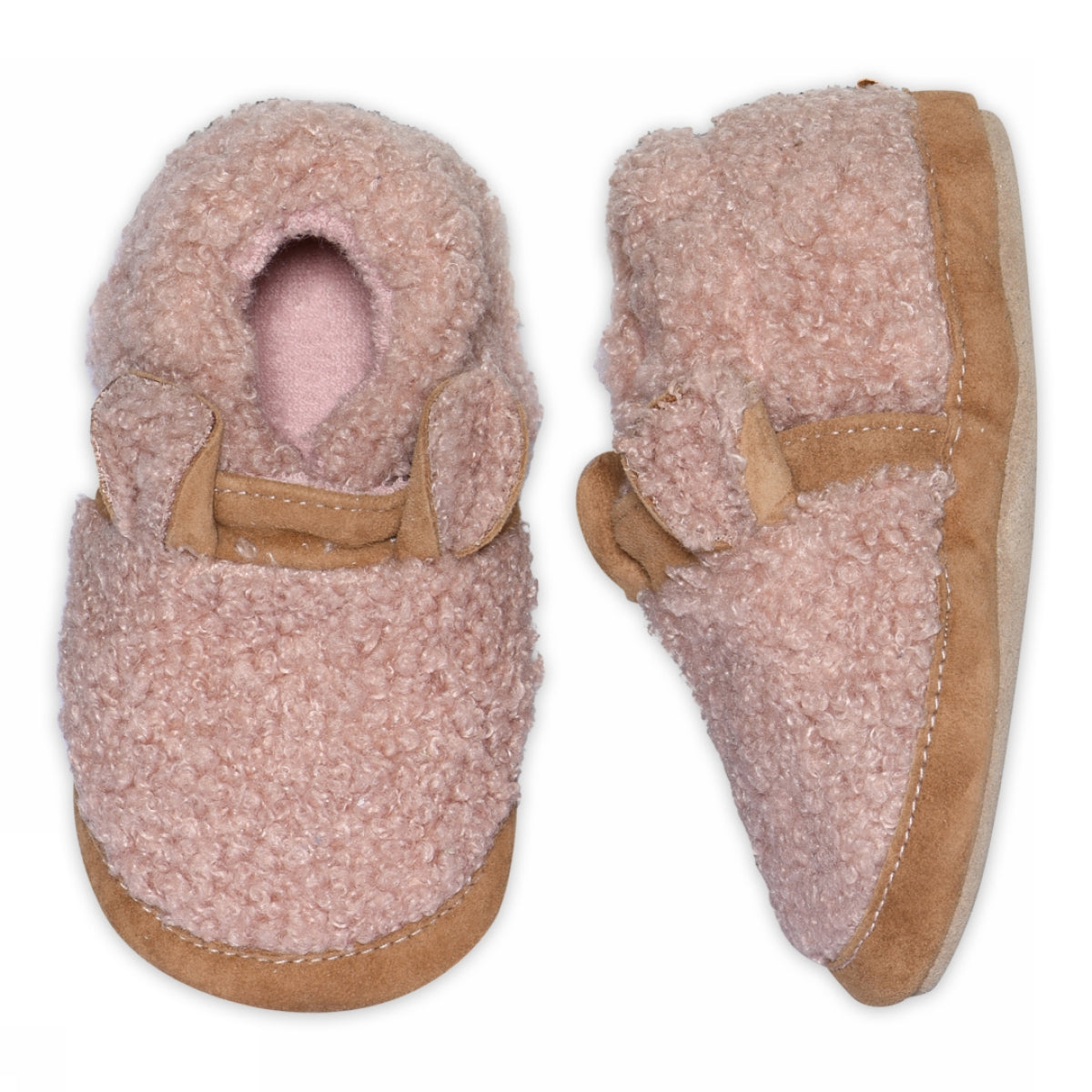 Fuzzy teddy slipper