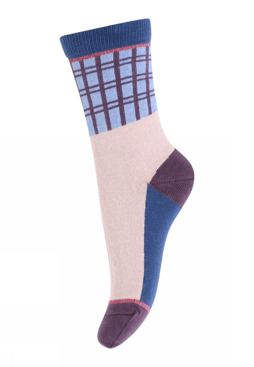 Checks Block Pattern socks