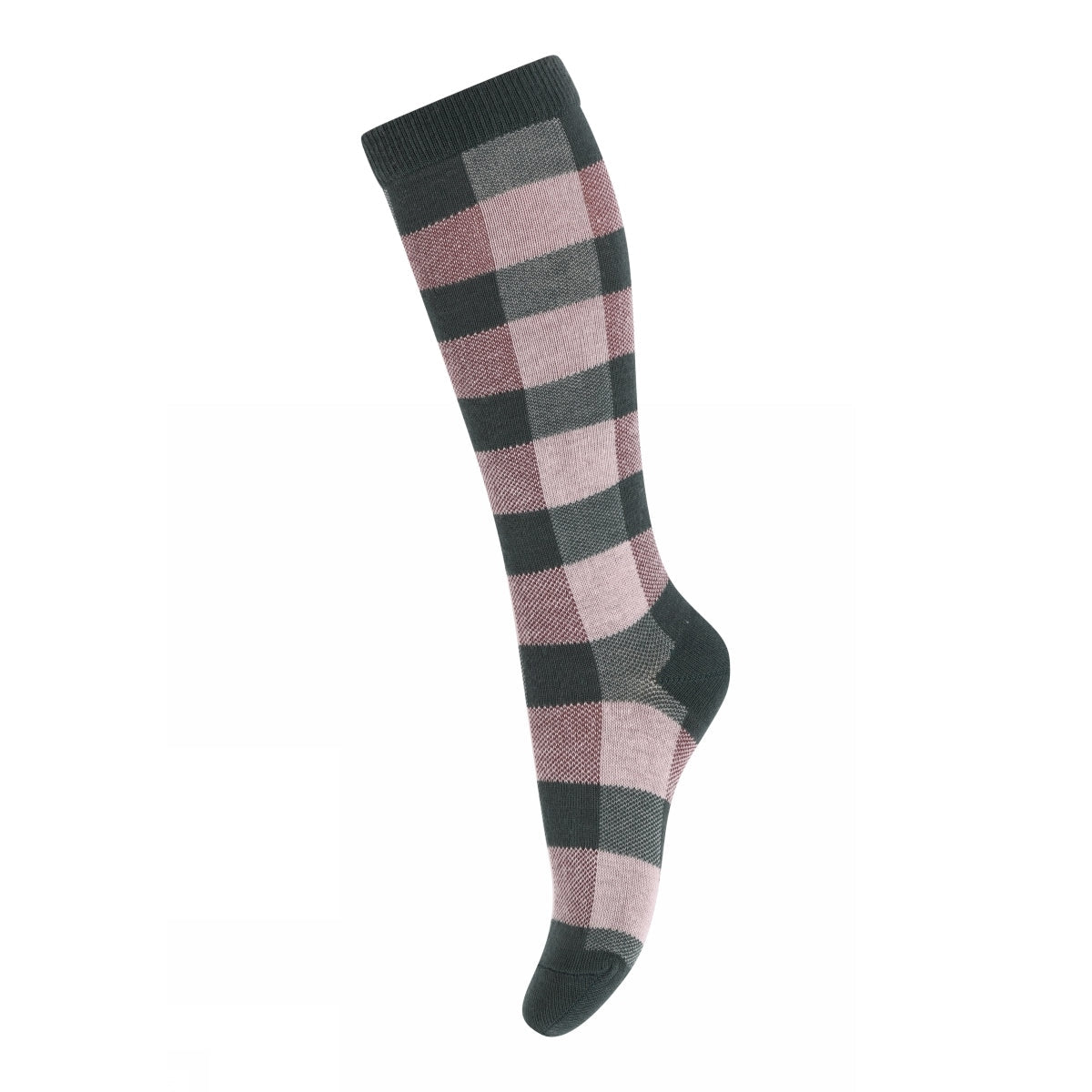 Square knee socks