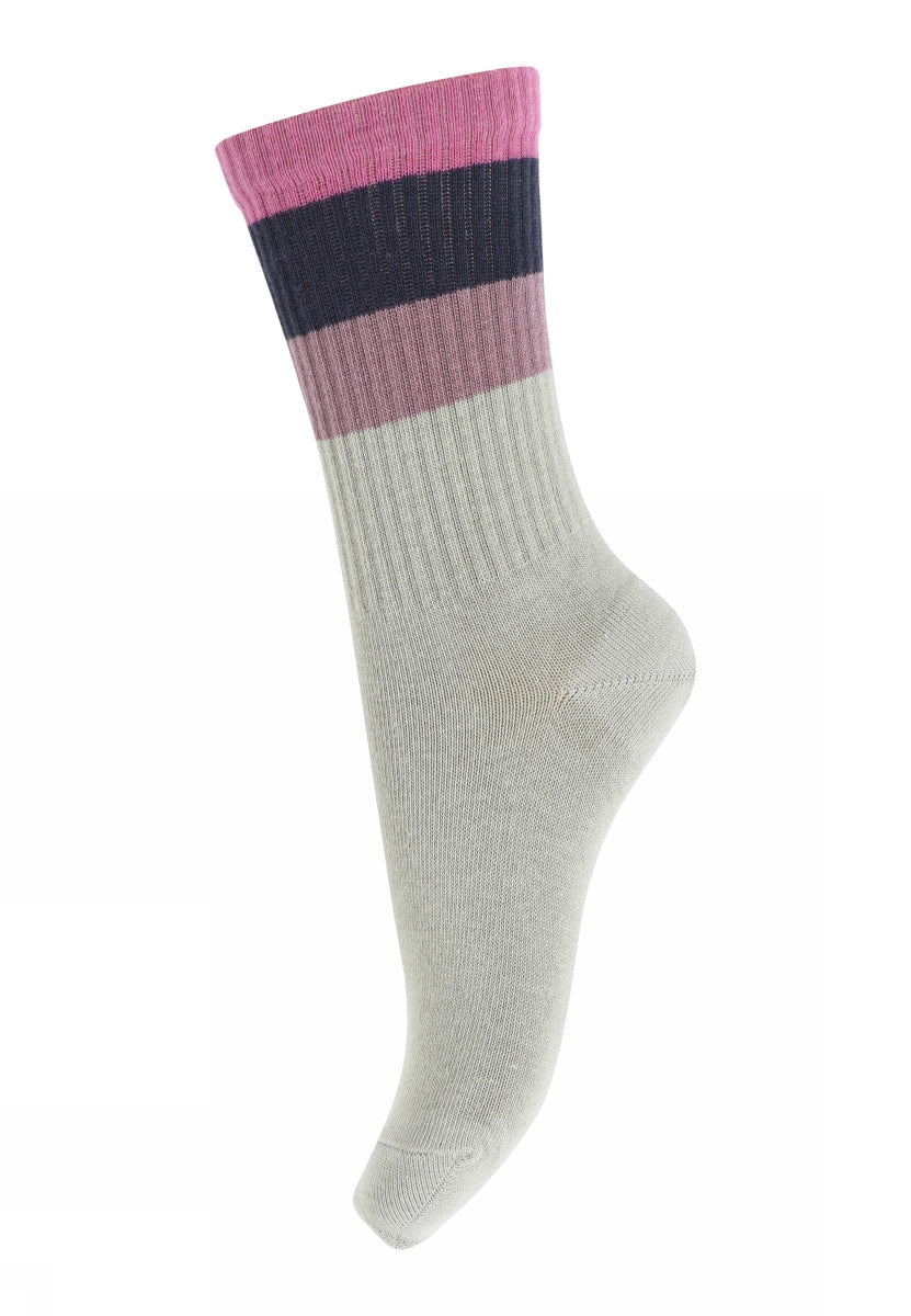 Wide stripes socks