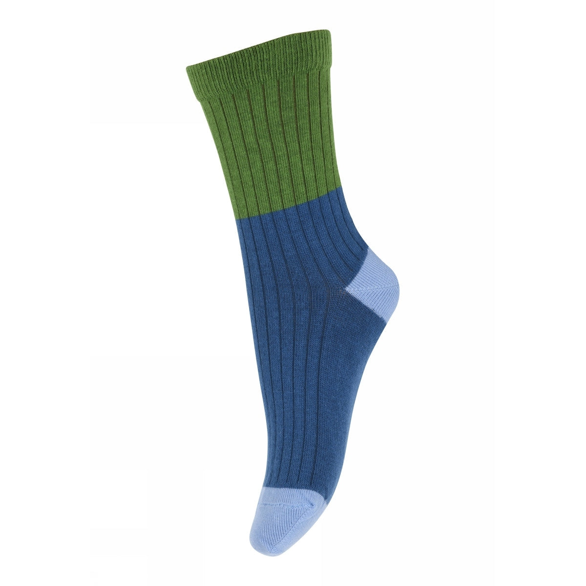 Block colour socks