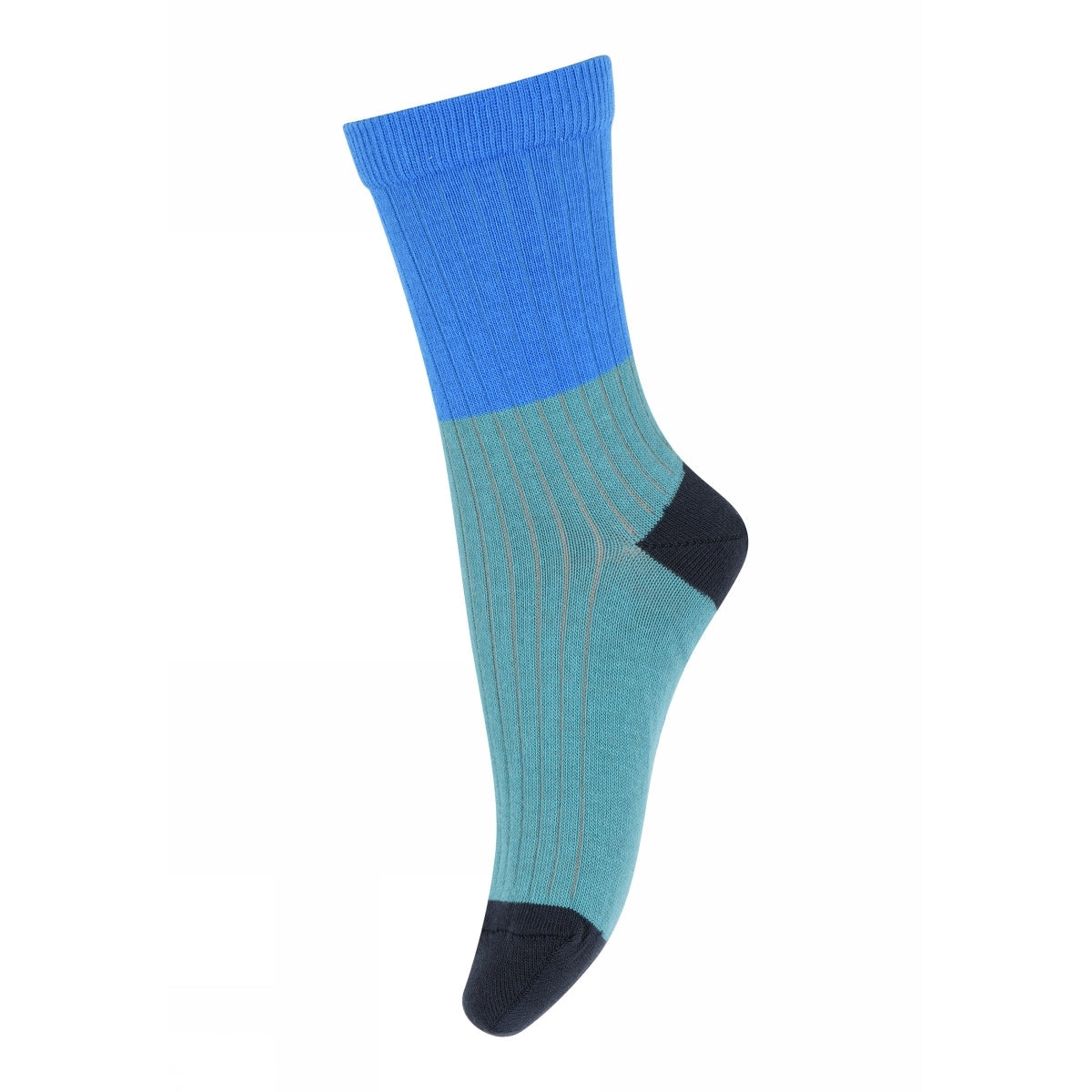 Block colour socks