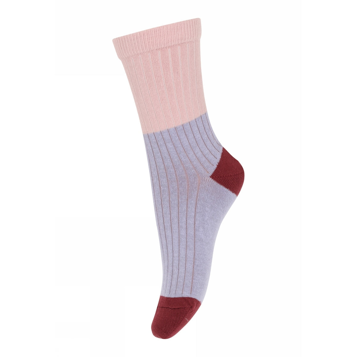 Block colour socks