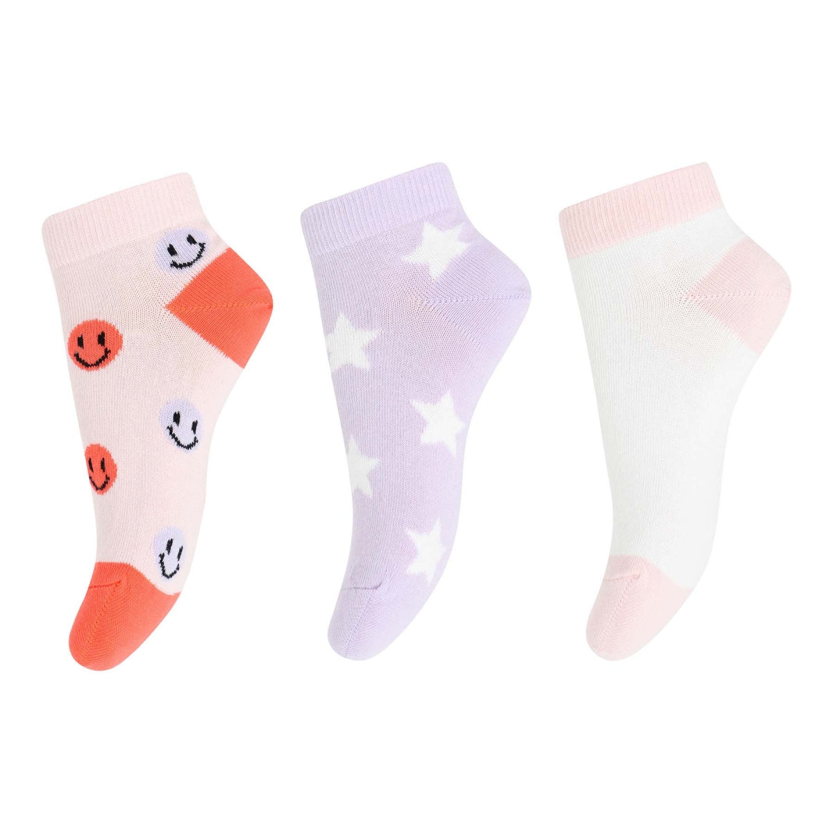 Smile sneaker socks - 3-pack