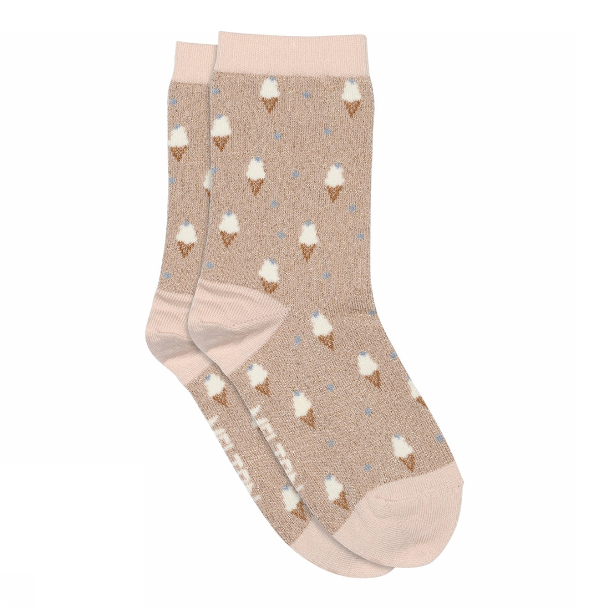 Ice cream glitter socks