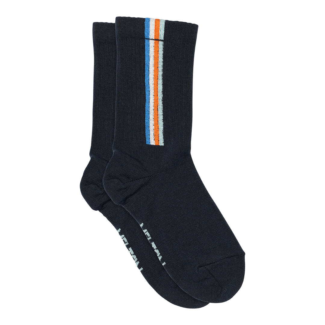 Vertical stripes socks