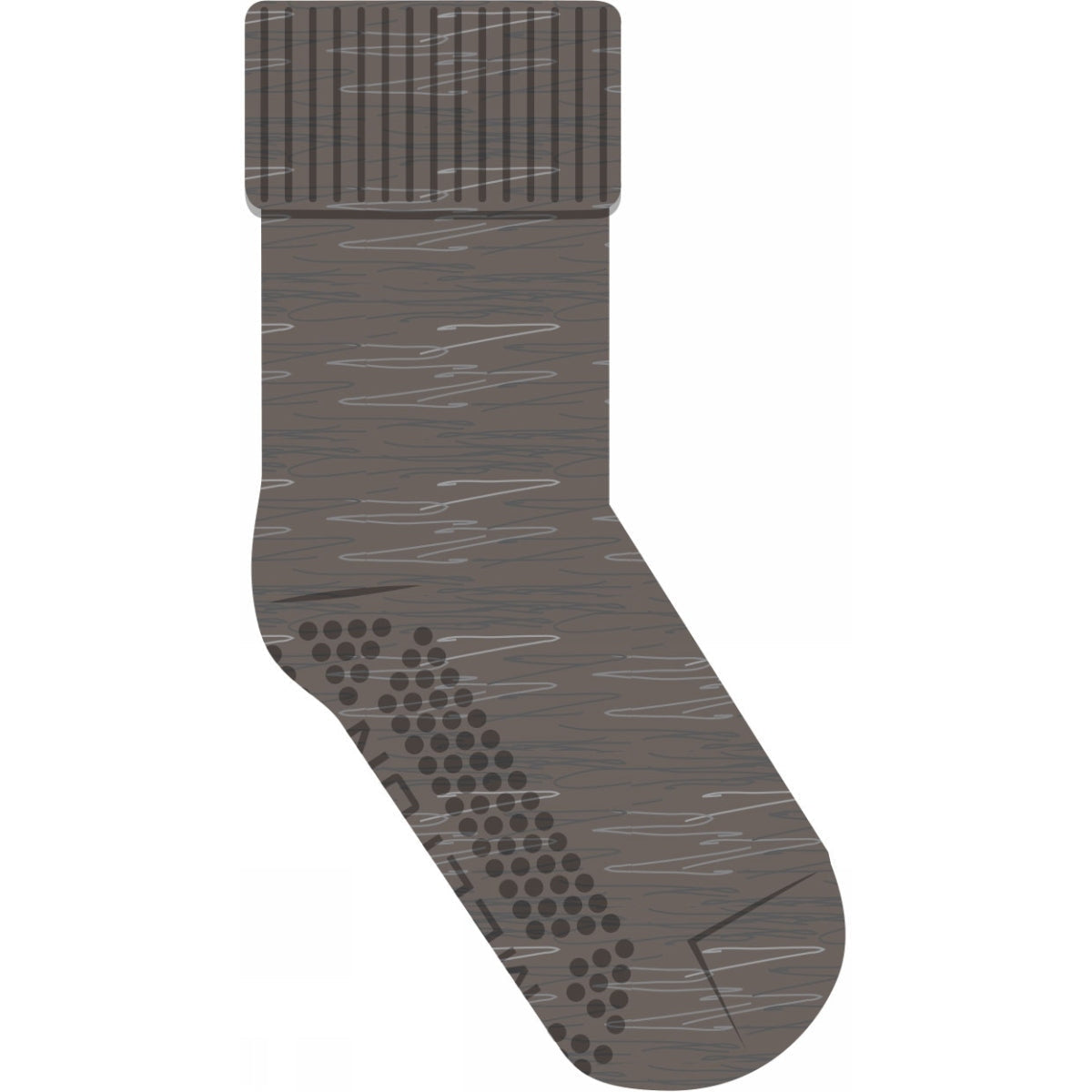 Wool socks - anti-slip