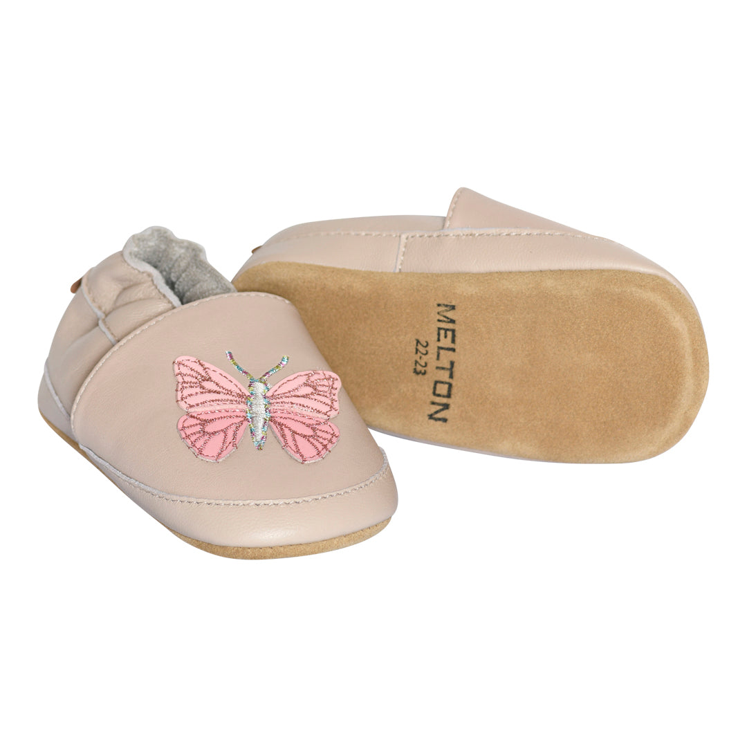 Papillon leater slippers