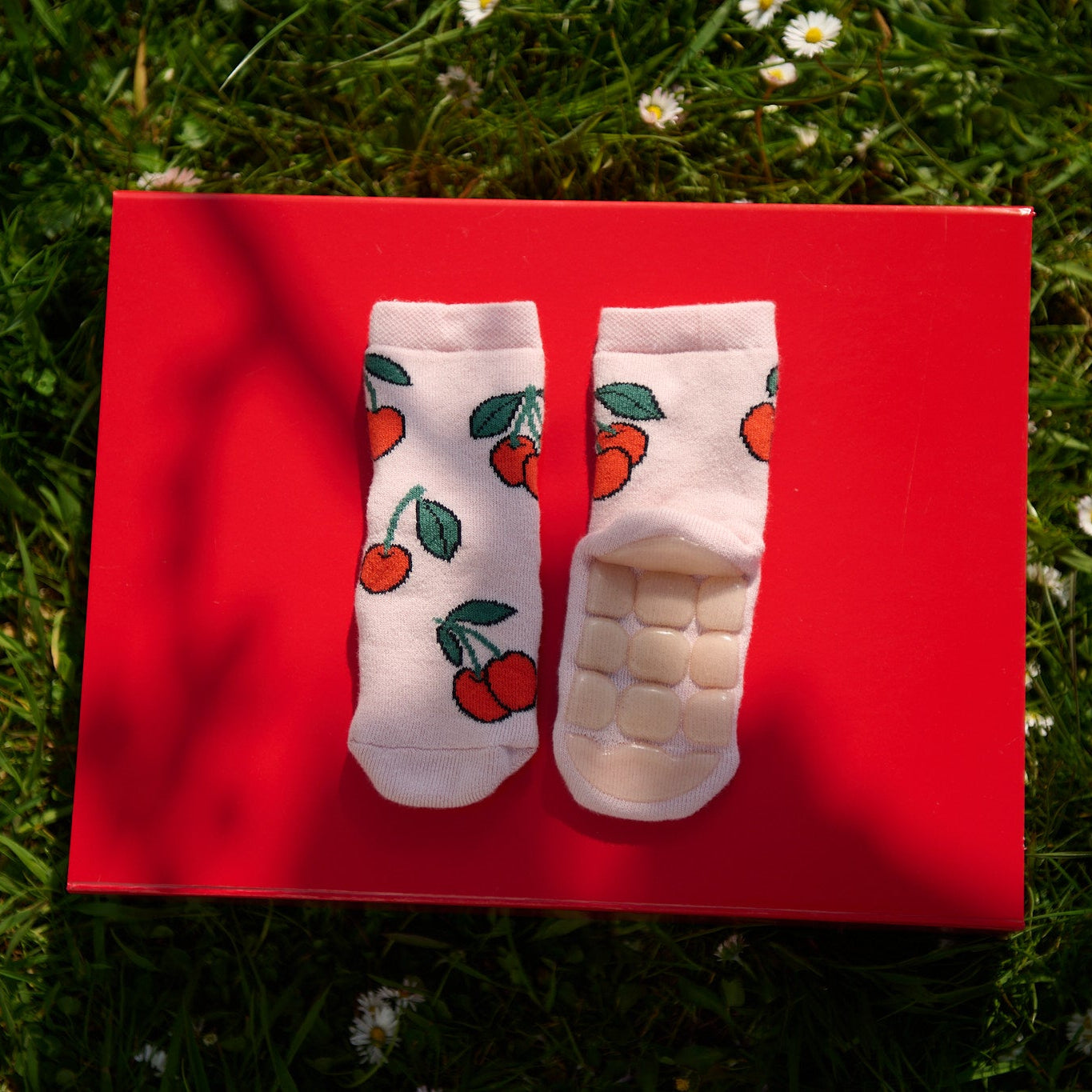 Cherries socks - anti-slip
