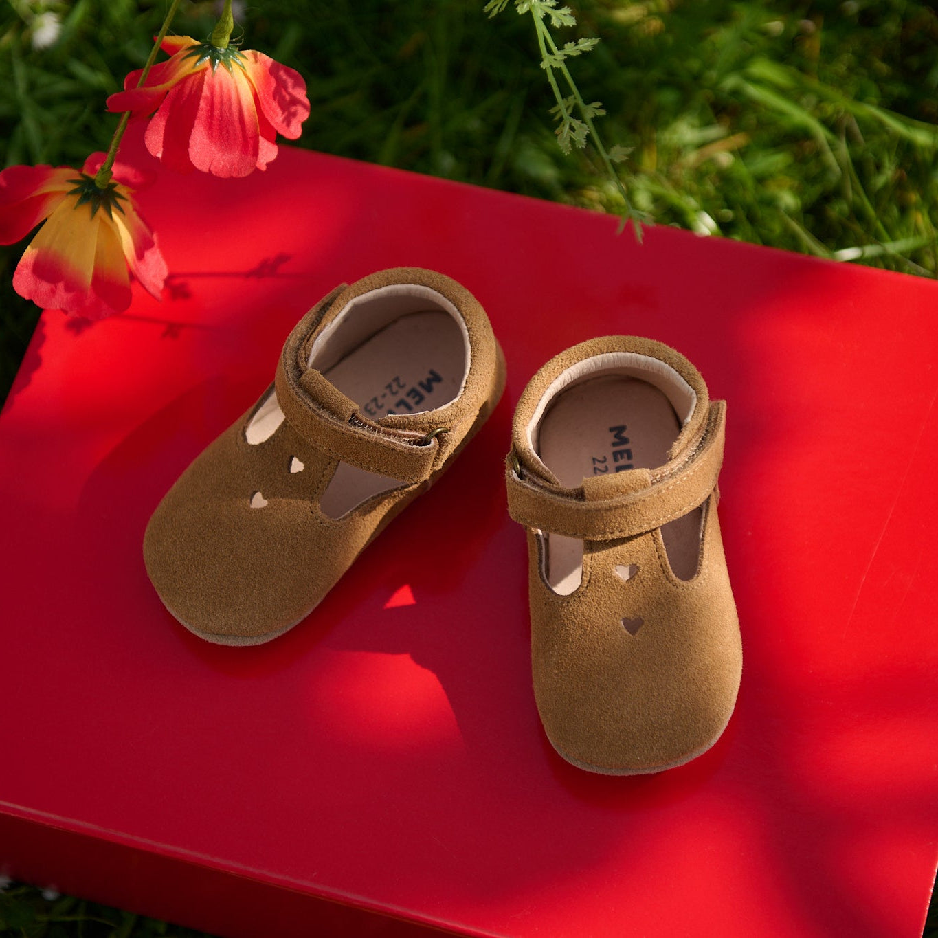 Mary Jane leather slippers