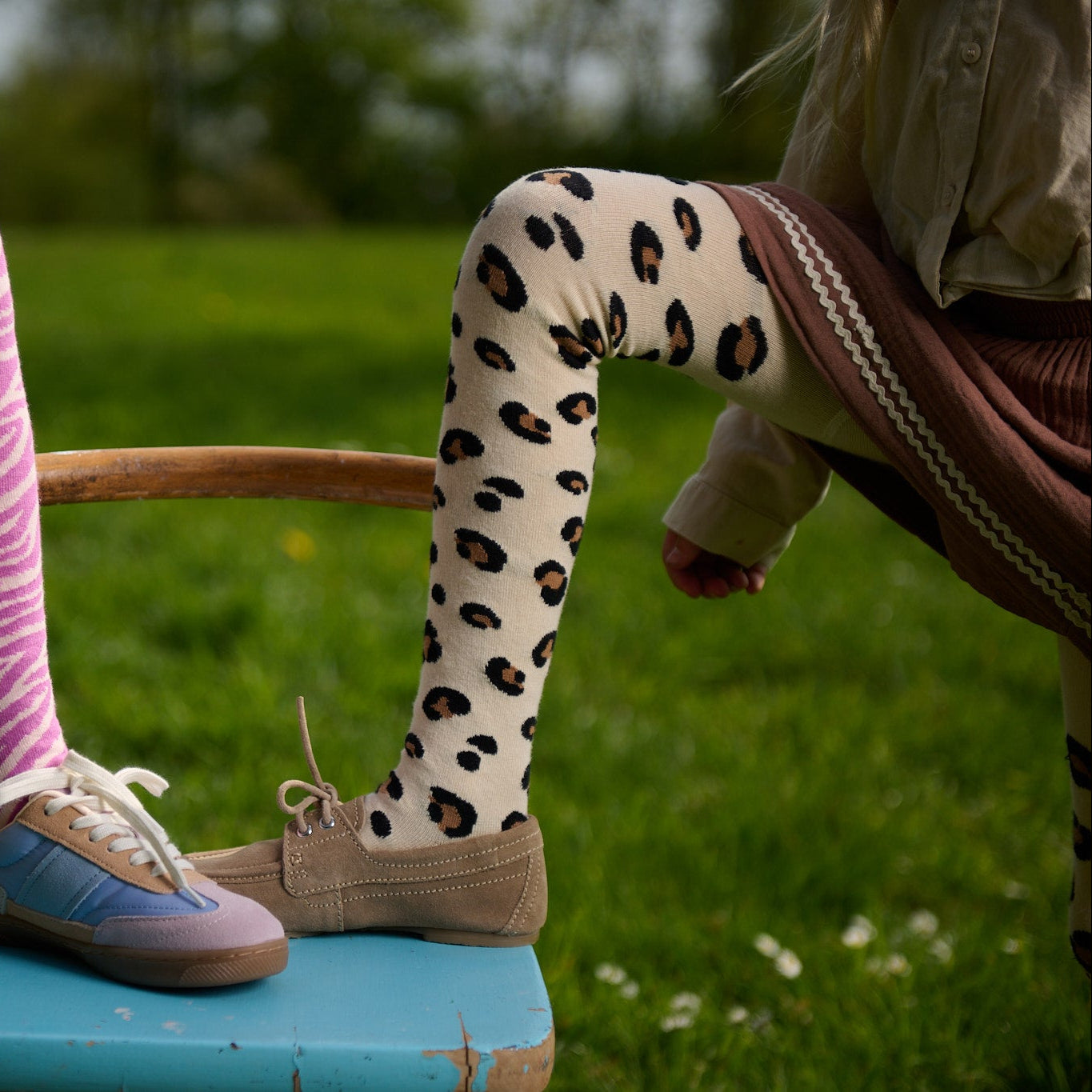 Leopard tights