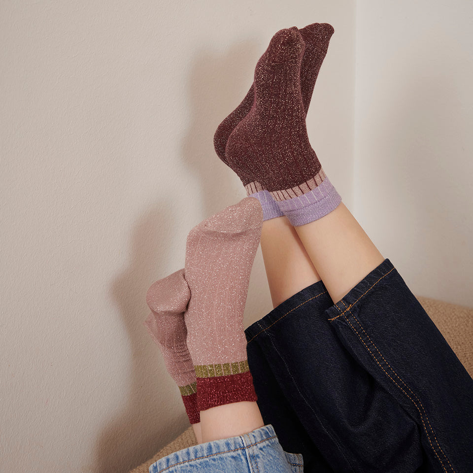 Norma glitter socks