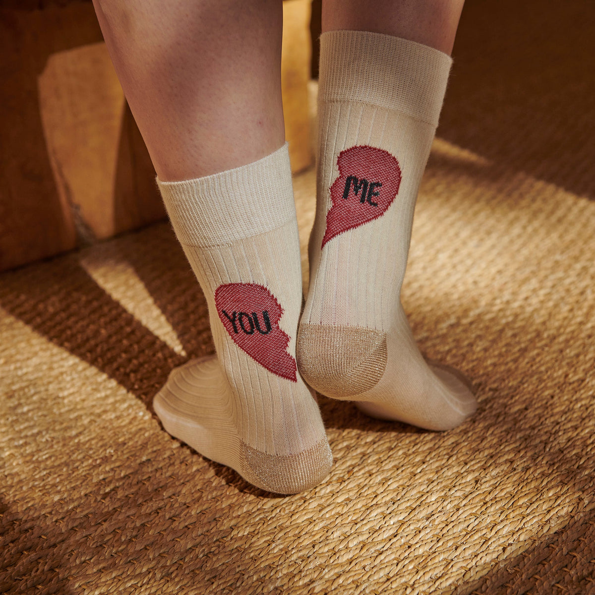 You and Me socks