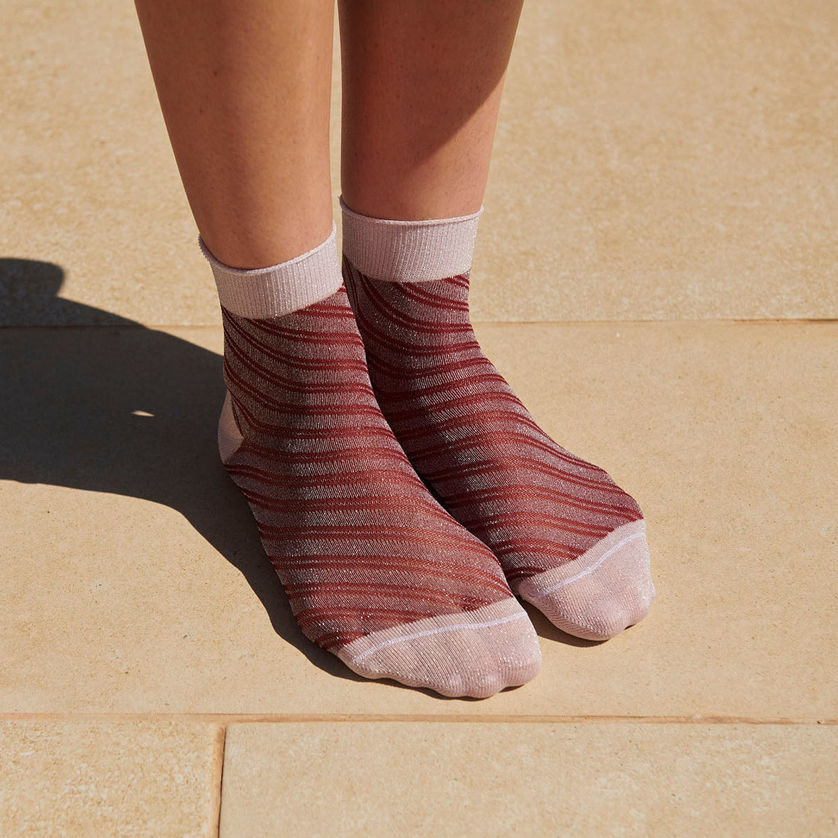 Elisa glitter short socks