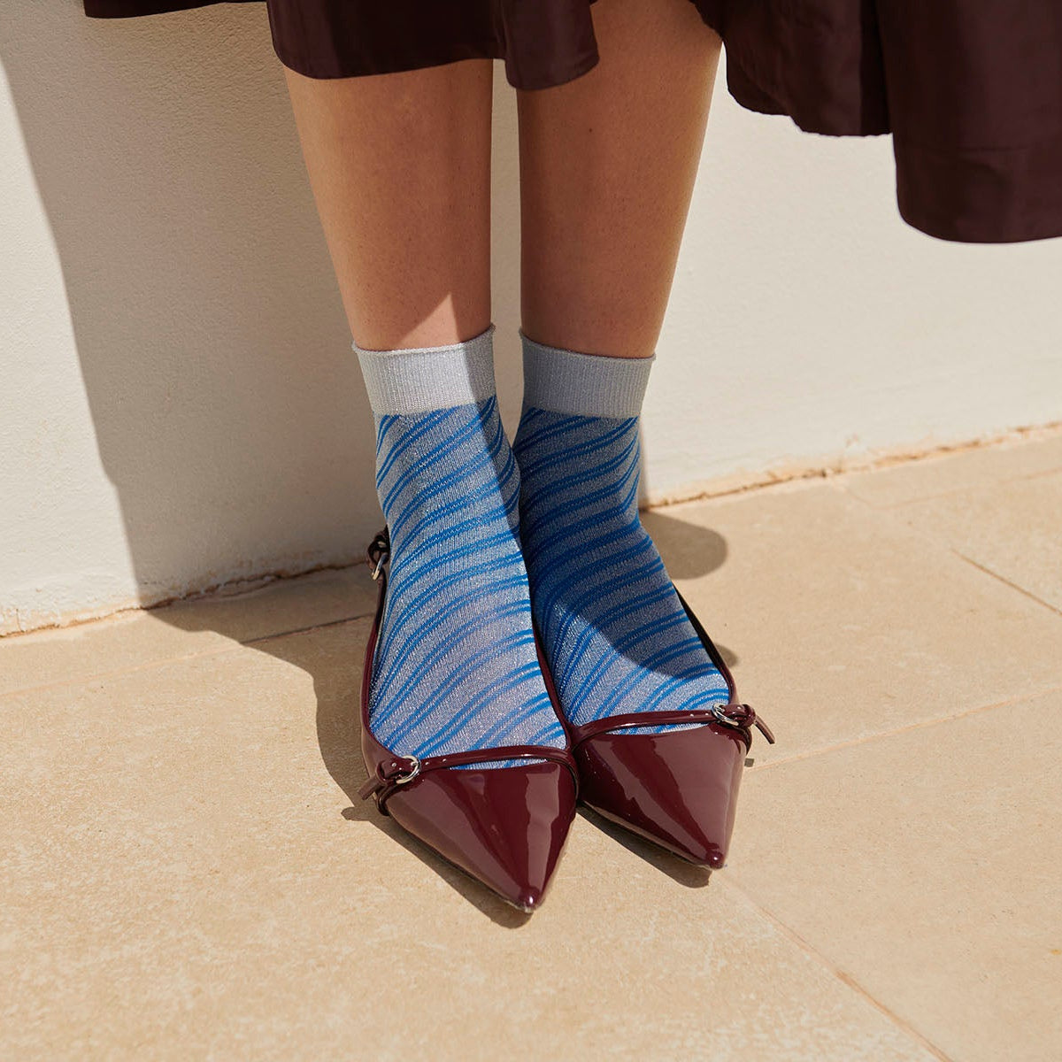 Elisa glitter short socks