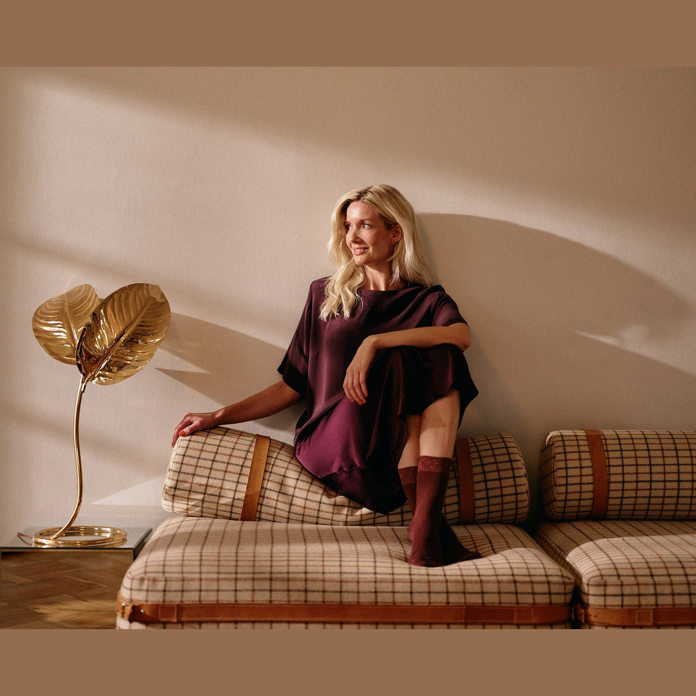 Erina wool rib socks